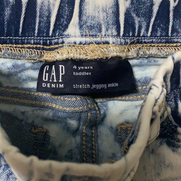 Girls’ 4T Gap Distressed Denim Stretch Jegging Ankle - Picture 11 of 11